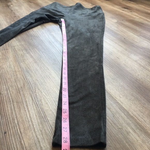 J. McLaughlin Lori Faux Suede Pants Olive XS - Picture 7 of 13
